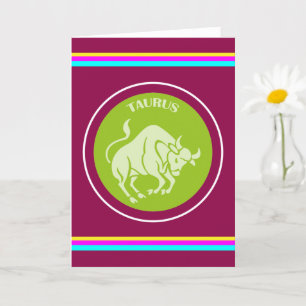 Taurus Greeting Card