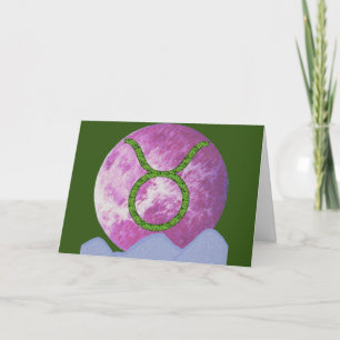 Taurus Greeting Card