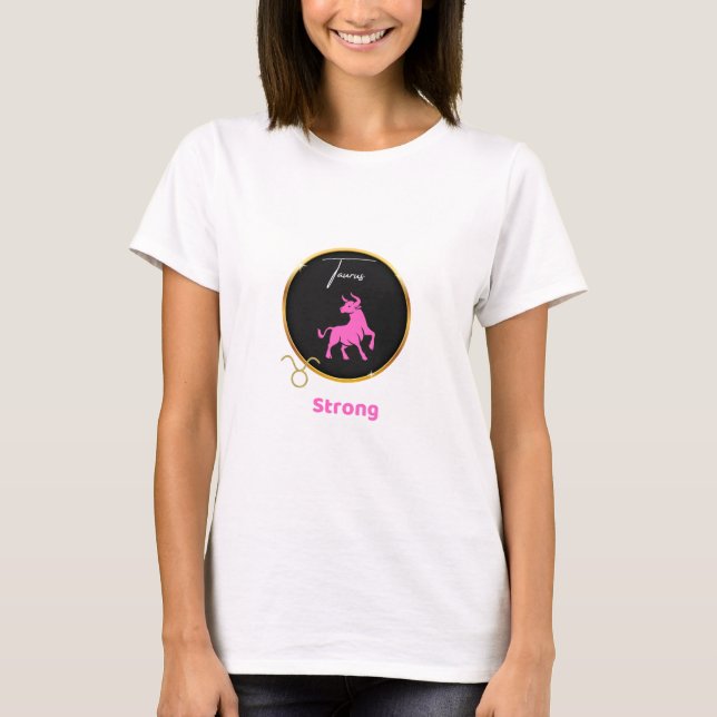 Taurus Horoscope T-Shirt (Front)