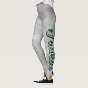 Taurus in Emerald Gemstone Leggings