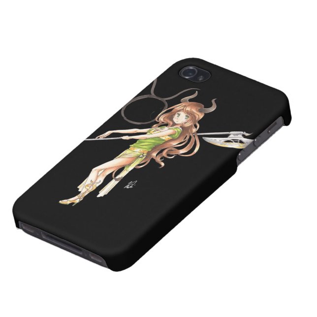 Taurus Iphone 4/4s Case (hand drawn) (Bottom)