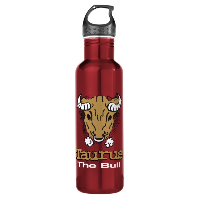 Taurus Le bull zodiaque bouteille de boissons astr (Devant)
