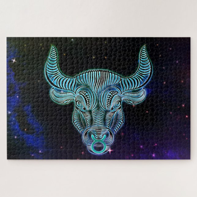 taurus le puzzle du bull zodiaque (Horizontal)