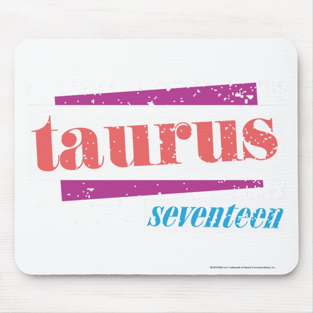 Taurus LtPink Mouse Pad (Front)
