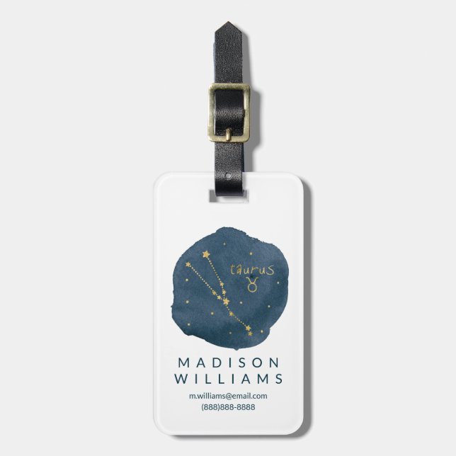 Taurus Luggage Tag (Front Vertical)