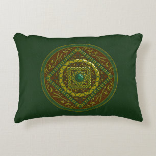 Taurus Mandala Accent Pillow