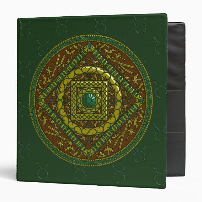Taurus Mandala Binder (Front/Inside)