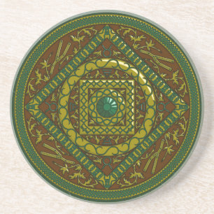 Taurus Mandala Coaster