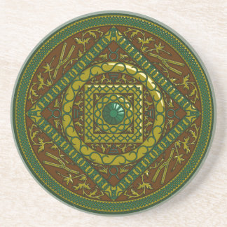 Taurus Mandala Coaster