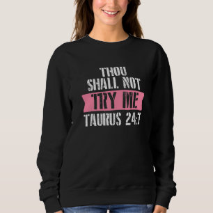 Taurus Merchandise Season Zodiac Sign Astrographic Sweatshirt