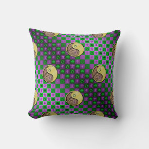 Taurus & Metal Boar Throw Pillow
