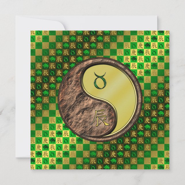 Taurus & Metal Dragon Card (Front)
