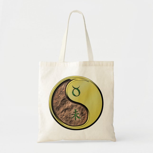 Taurus & Metal Goat Tote Bag (Front)