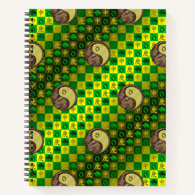 Taurus & Metal Monkey Notebook (Front)