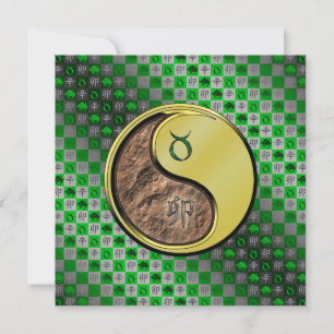 Taurus & Metal Rabbit Card