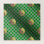 Taurus & Metal Rabbit Jigsaw Puzzle<br><div class="desc">For those born under the sign of Taurus in the Year of the Metal Rabbit.</div>