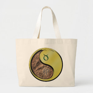 Taurus & Metal Rabbit Large Tote Bag