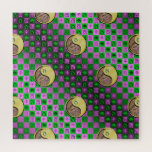 Taurus & Metal Rooster Jigsaw Puzzle<br><div class="desc">For those born under the sign of Taurus in the Year of the Metal Rooster.</div>