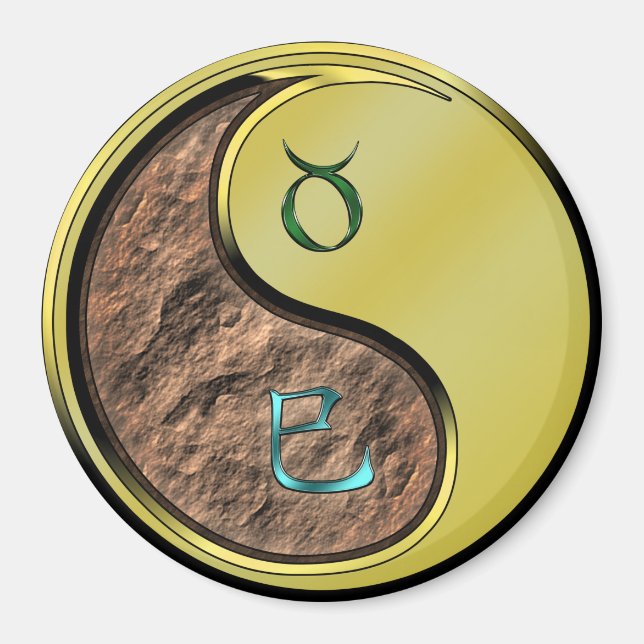 Taurus & Metal Snake Magnet (Front)