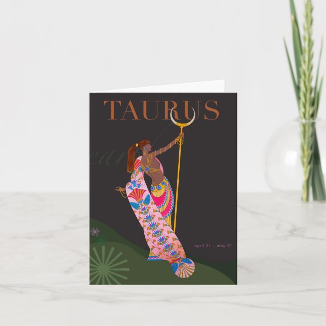Taurus Note Card (Front)