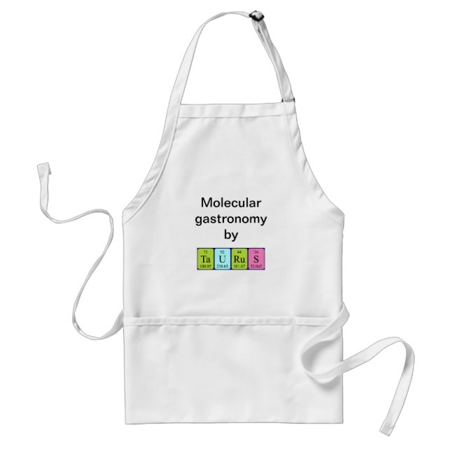 Taurus periodic table name apron (Front)