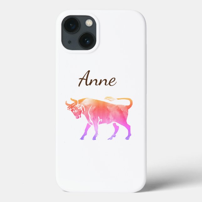 Taurus Personalized Case-Mate iPhone Case (Back)