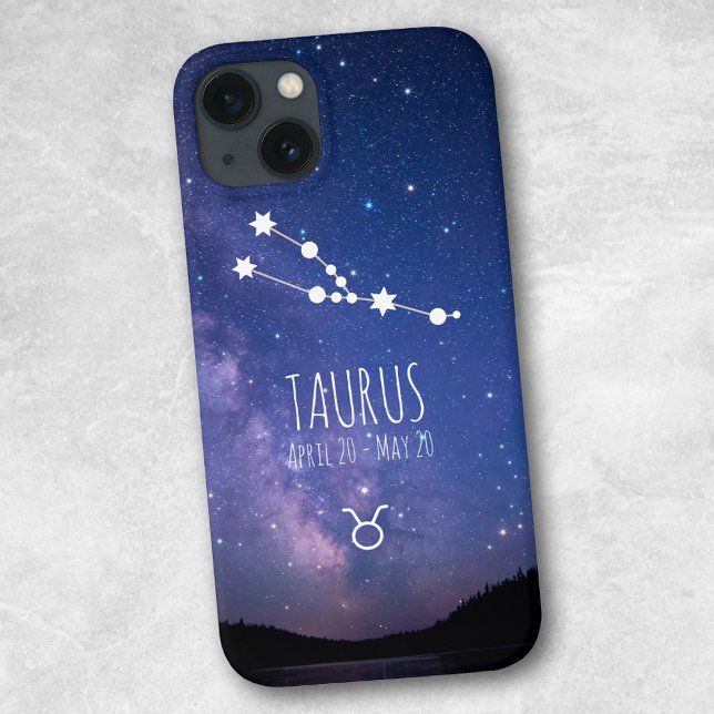 Taurus | Personalized Zodiac Constellation Case-Mate iPhone Case (Creator Uploaded)