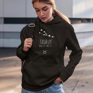 Taurus Personalized Zodiac Constellation Hoodie