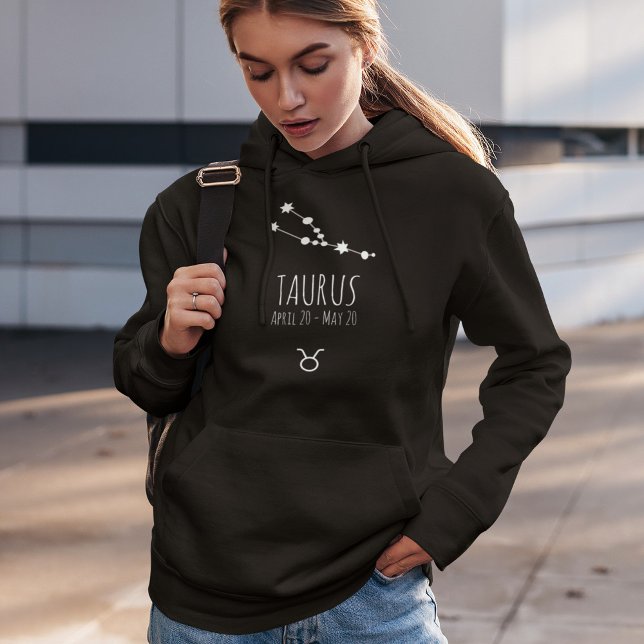 Taurus | Personalized Zodiac Constellation Hoodie (Creator Uploaded)