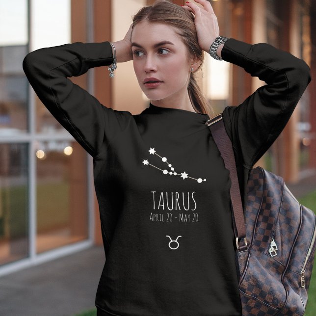 Taurus  | Personalized Zodiac Constellation Sweatshirt (Creator Uploaded)