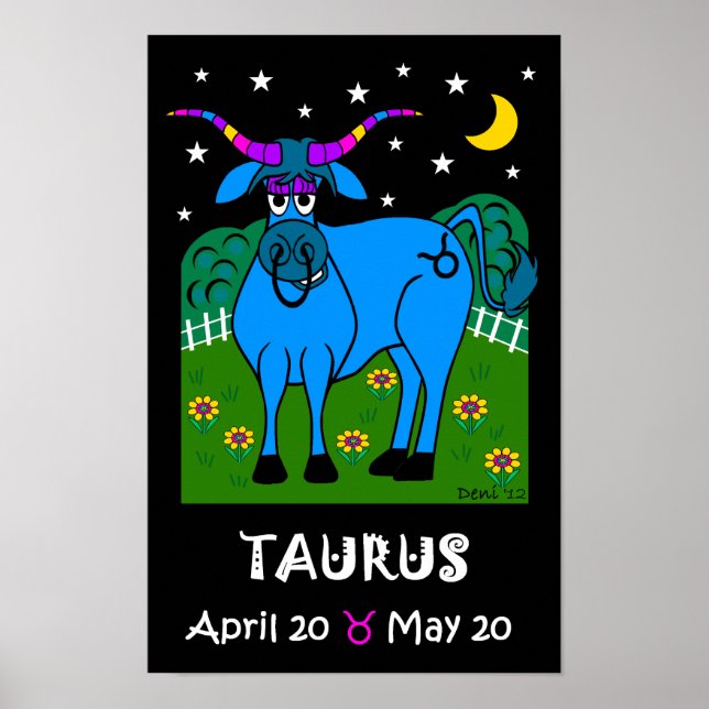TAURUS - POSTER ZODIAC (Devant)