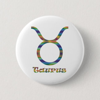 Taurus Psychedelic 2 Inch Round Button