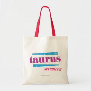 Taurus Purple Tote Bag