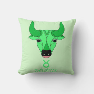 Taurus Reversible Throw Pillow