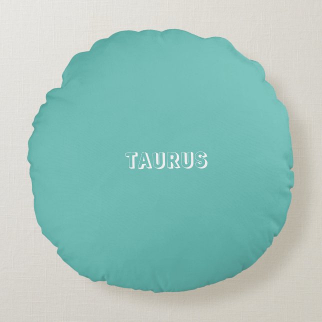 Taurus  round pillow (Front)