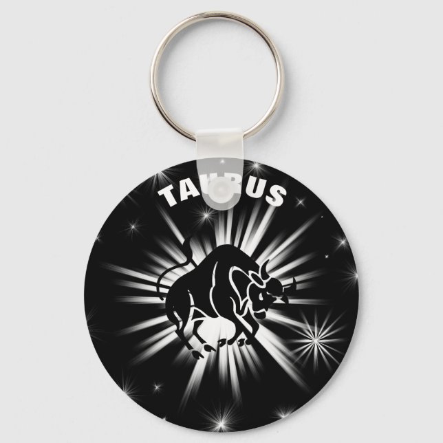 Taurus sign keychain (Front)