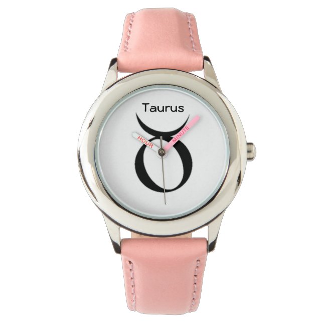 Taurus Sign of the Zodiac Watches. Watch (Front)