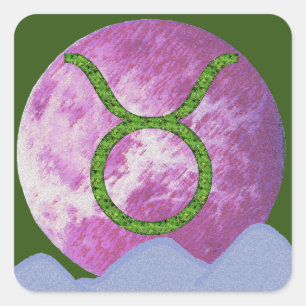 Taurus Square Sticker