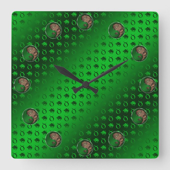 Taurus Square Wall Clock (Front)