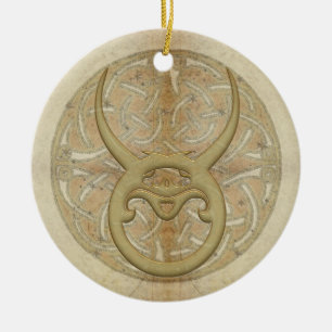 Taurus Star Sign Personalized Ornament