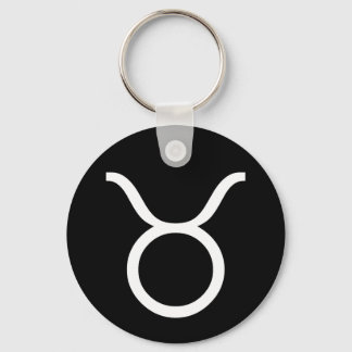 Taurus Symbol Keychain