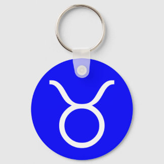 Taurus Symbol Keychain