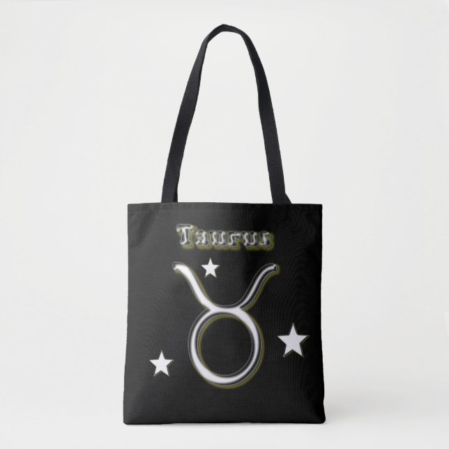 Taurus symbol tote bag (Front)