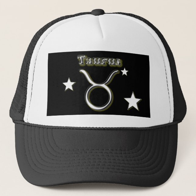 Taurus symbol trucker hat (Front)