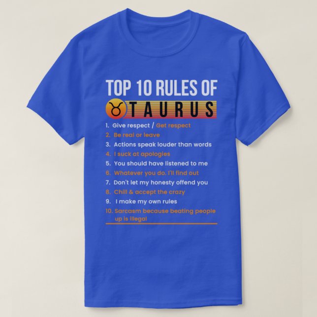 Taurus T-Shirt (Design Front)