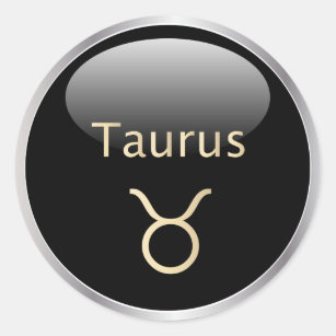 Taurus the bull astrology,  star sign stickers