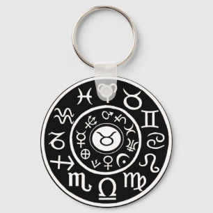 Taurus the Bull Celestial Zodiac Keychain