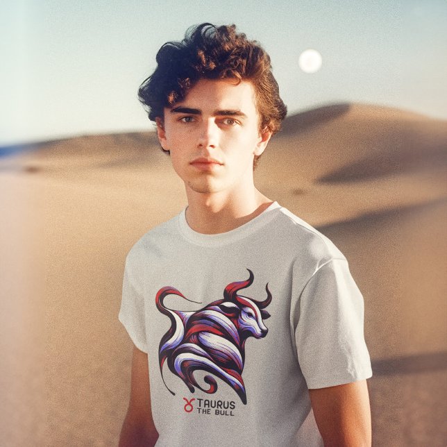 Taurus The Bull Zodiac Sign T-Shirt (Creator Uploaded)