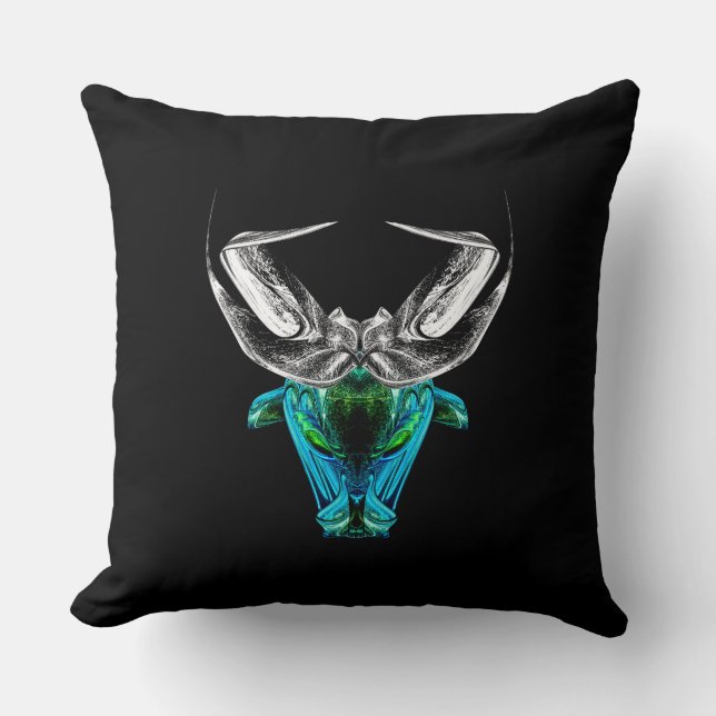 Taurus – The Earth’s Pulse Throw Pillow (Front)