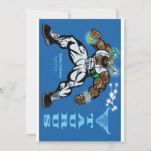 Taurus Theme birthday invitation.